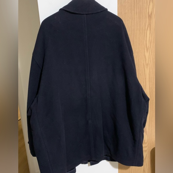 London Fog Classic dark blue Wool Coat - Picture 2 of 9